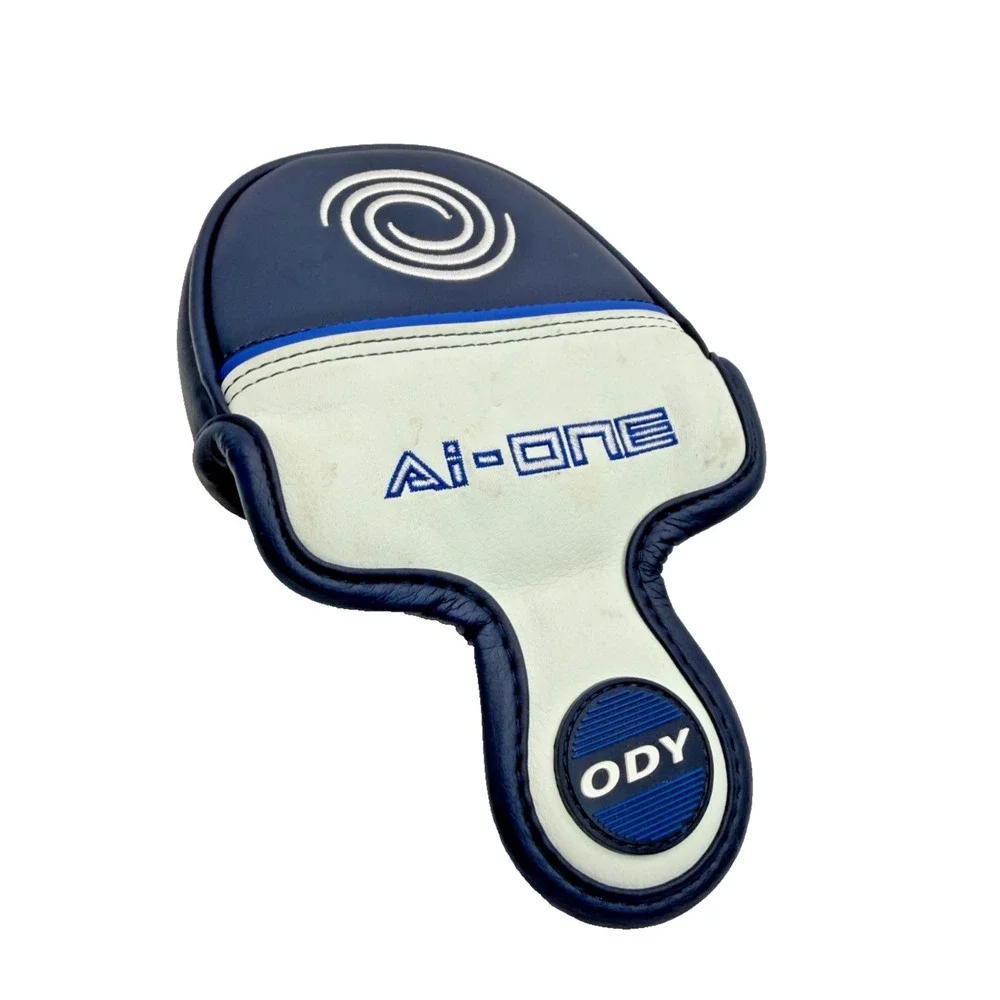 Odyssey Ai-ONE Mallet Putter Headcover Blue & White - Magnet Latch